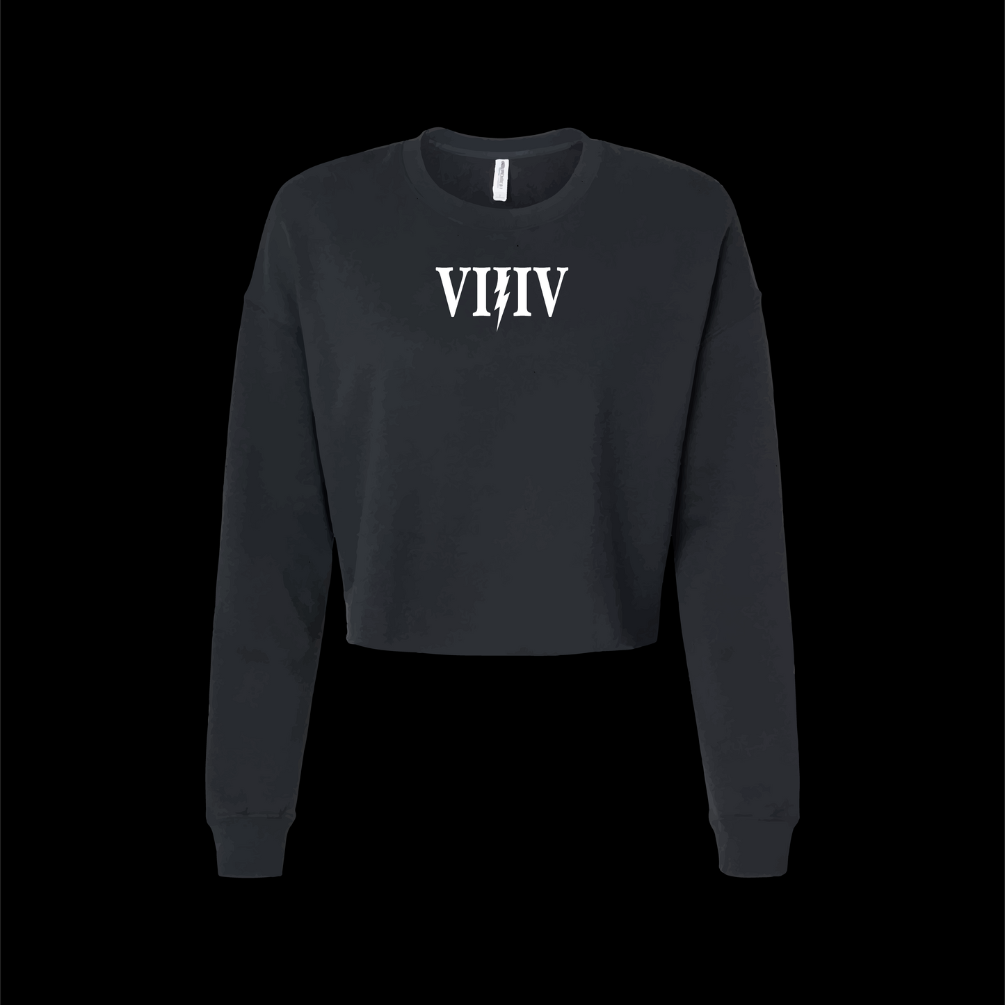 VIIIV "Campus Area" Women's Crop Top Crewneck Sweatshirt